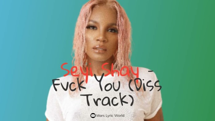 Seyi Shay Fvck You cover