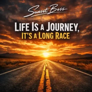 Sunset Boss – Life Is A Journey, It’s A Long Race