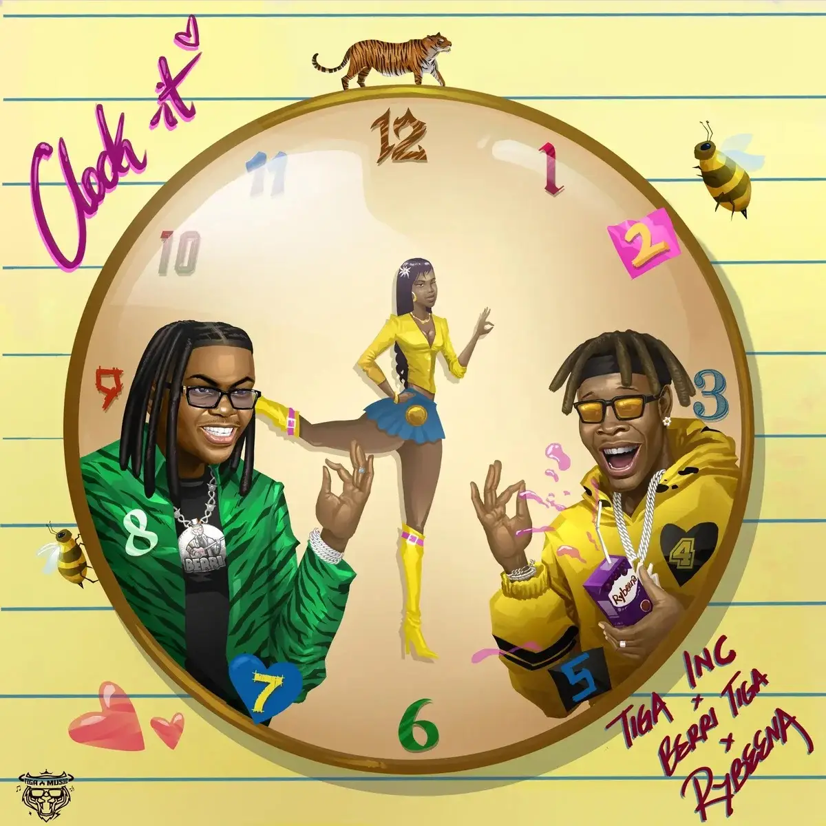 TIGA INC - Clock It ft. Berri Tiga, Rybeena